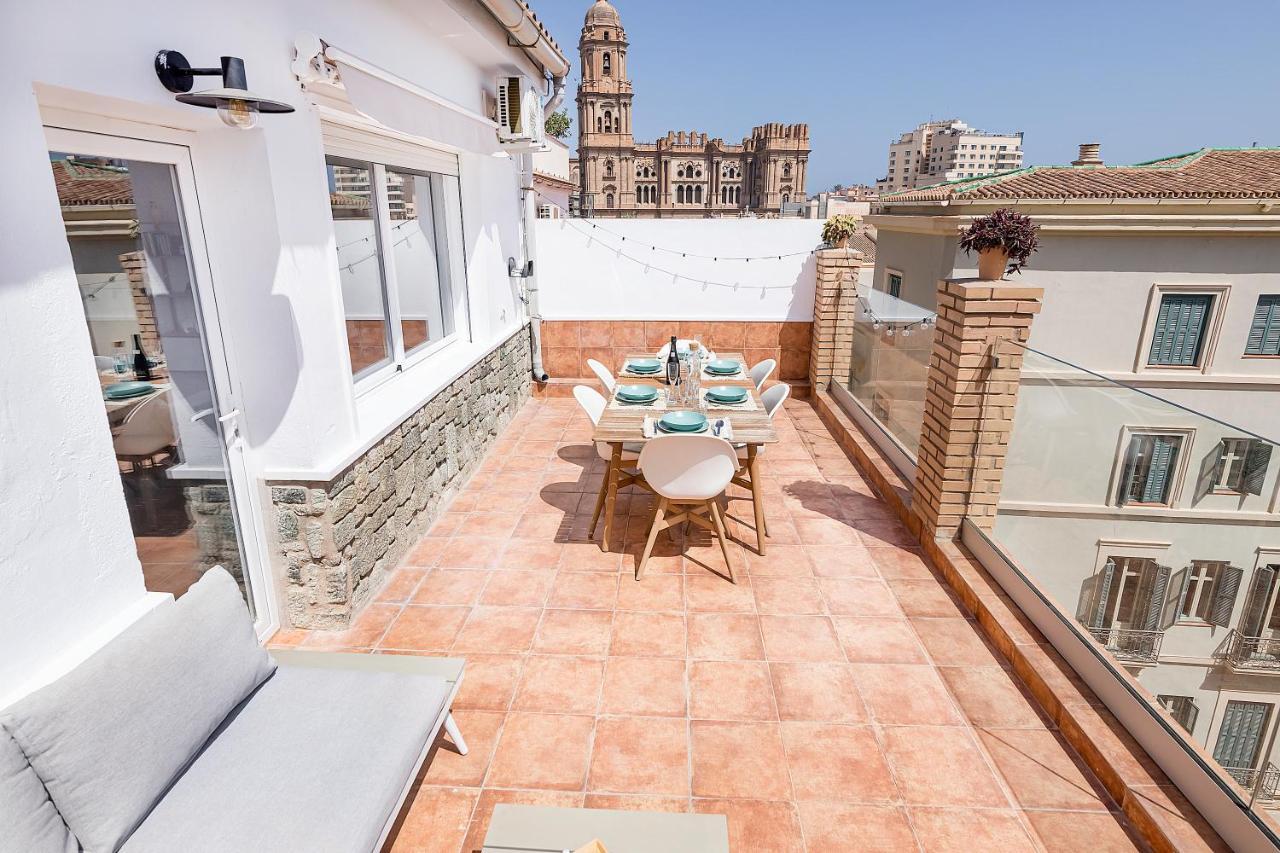 Homey Apt- Atico Con Vistas A La Catedral Málaga Exterior foto