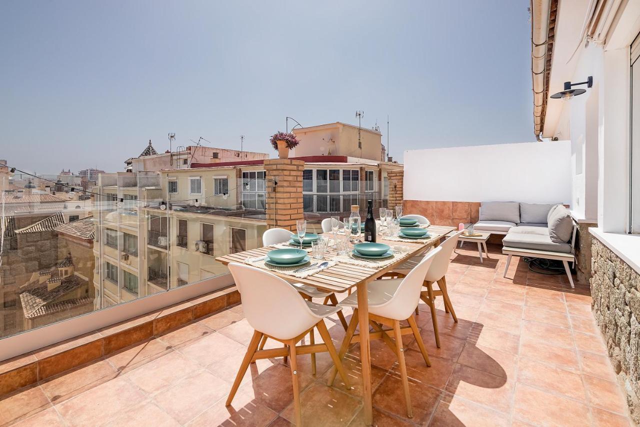 Homey Apt- Atico Con Vistas A La Catedral Málaga Exterior foto